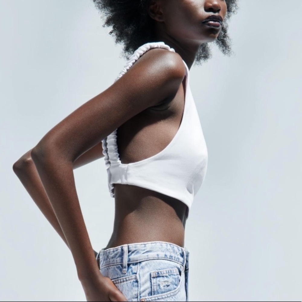 Zara cut-out crop top